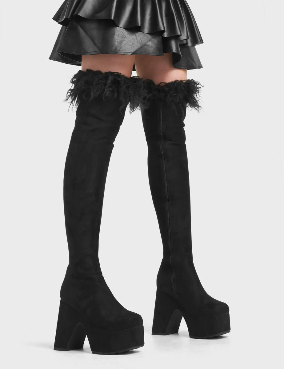 【廃盤品】GAO PLATFORM THIGH HIGH BOOTS サイズ39 Another Level Platform Thigh High Boots - LAMODA