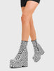Aftershock Chunky Platform Ankle Boots