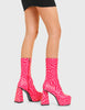 Another Realm Platform Ankle Boots