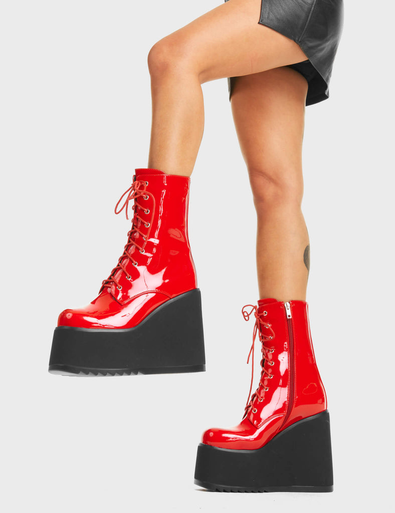 Pretty Fly Chunky Platform Ankle Boots