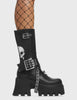 Visions Chunky Platform Calf Boots