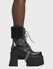 Accelerate Chunky Platform Ankle Boots