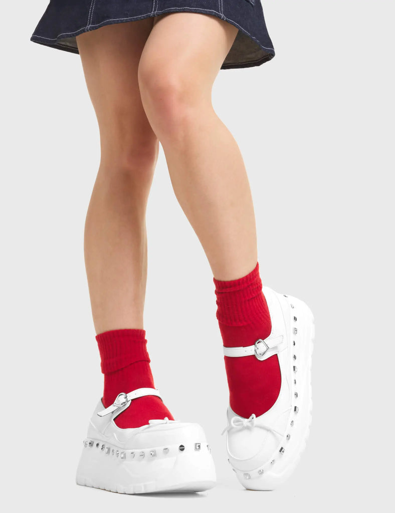 Beauty Queen Chunky Platform Mary Jane Shoes LAMODA