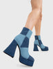 Break In Two Platform Ankle Boots