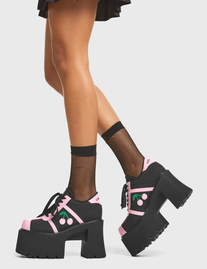 Cherry Tree Chunky Platform Sneakers LAMODA