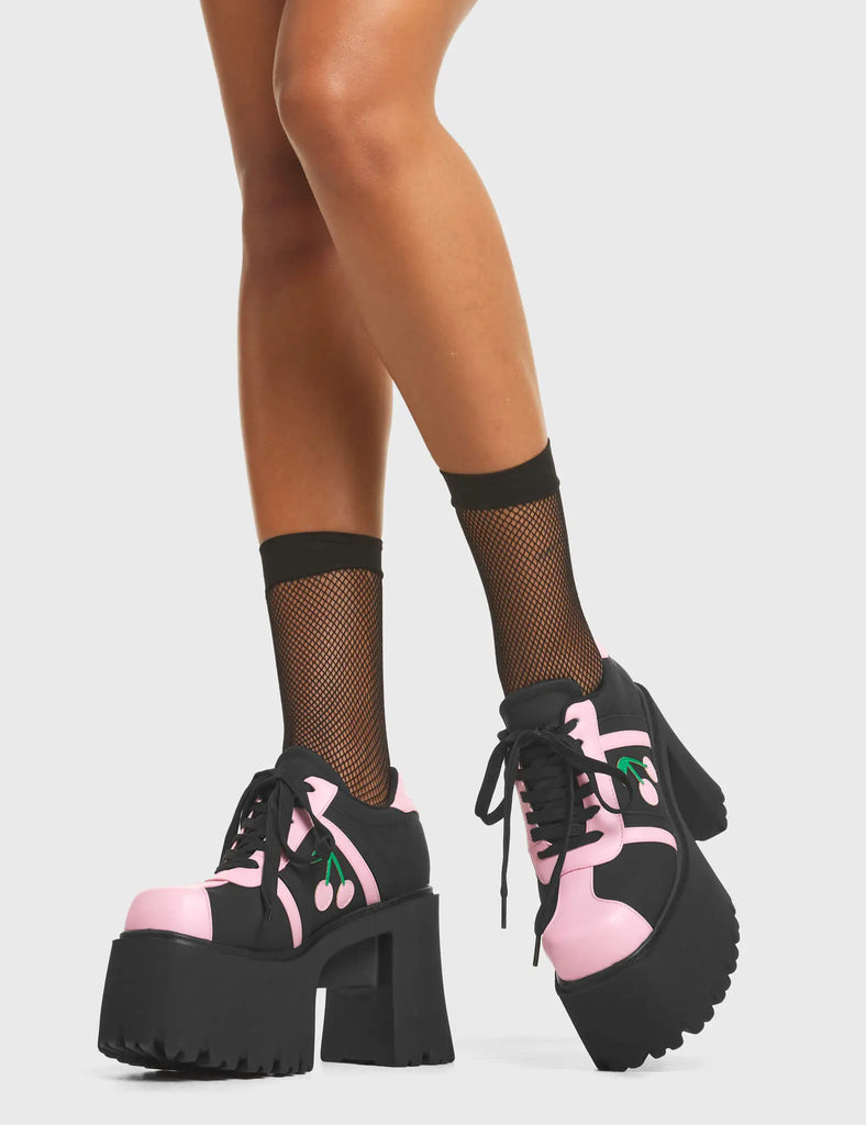 Cherry Tree Chunky Platform Sneakers LAMODA