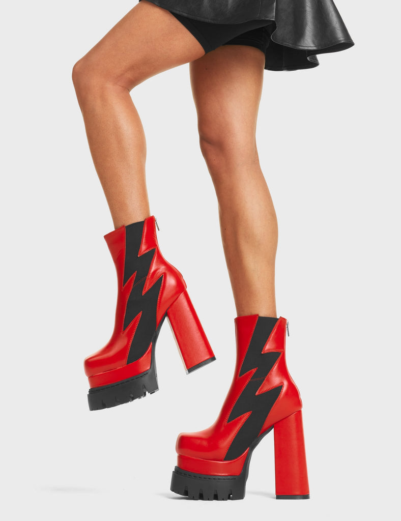 Count Me In Platform Ankle Boots