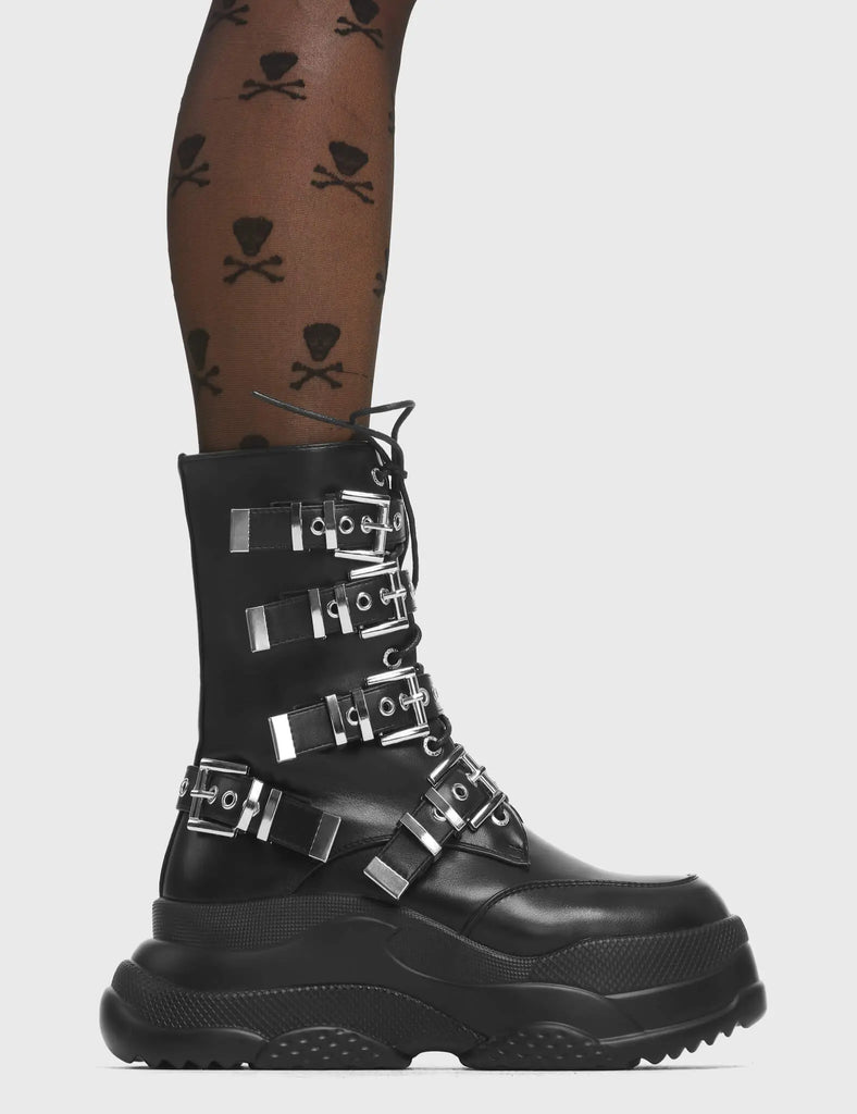 Dawn Chorus Chunky Platform Ankle Boots LAMODA