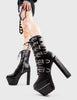 Detained Platform Ankle Boots