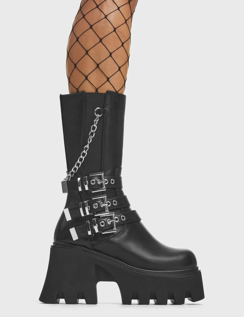 Eternal Chunky Platform Ankle Boots LAMODA