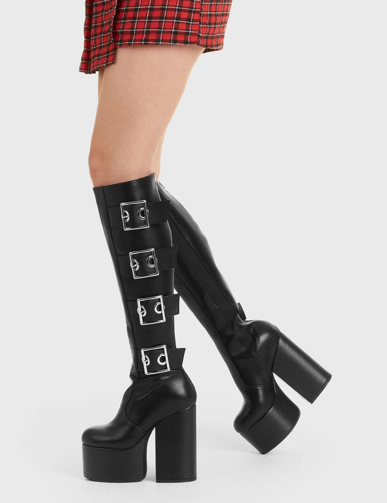 FYP Platform Knee High Boots LAMODA