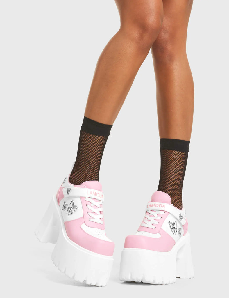 Got Butterflies Chunky Platform Sneakers LAMODA