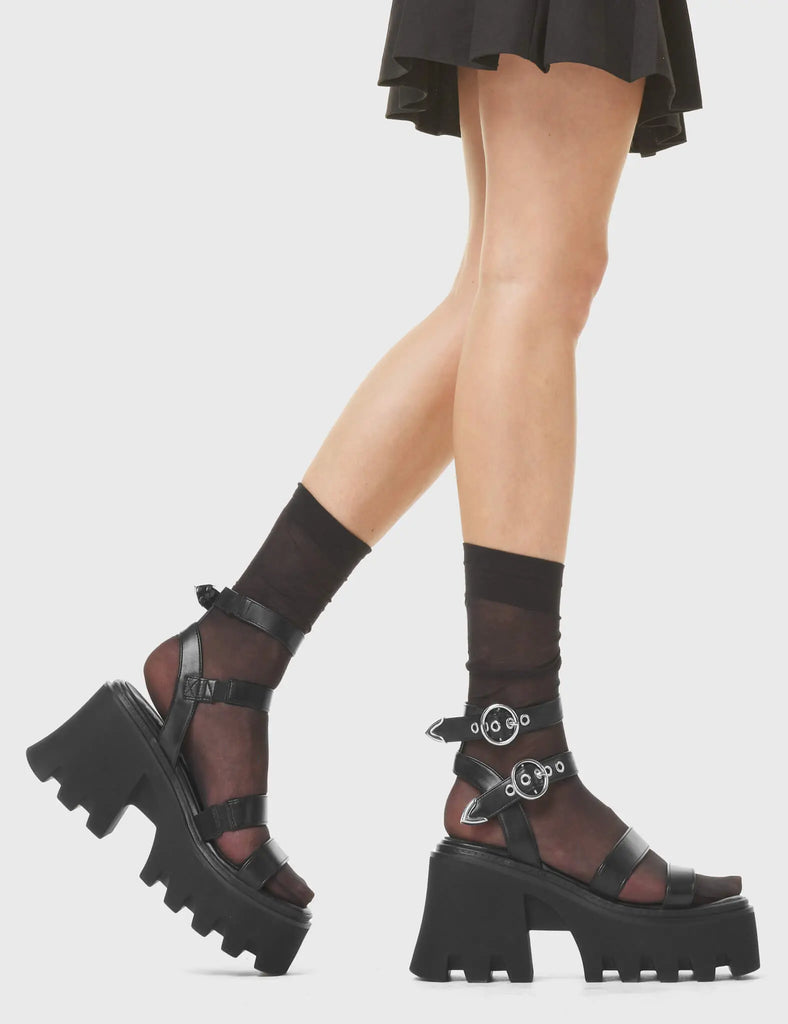 Happy Place Chunky Platform Sandals LAMODA