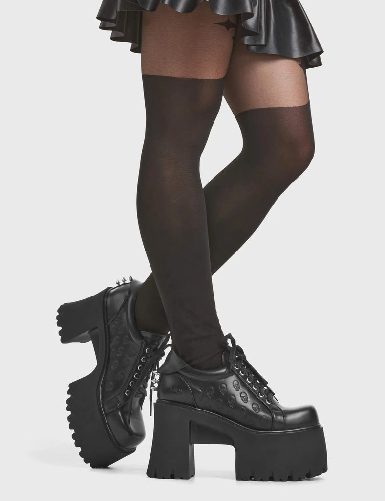 Haunted House Chunky Platform Sneakers LAMODA
