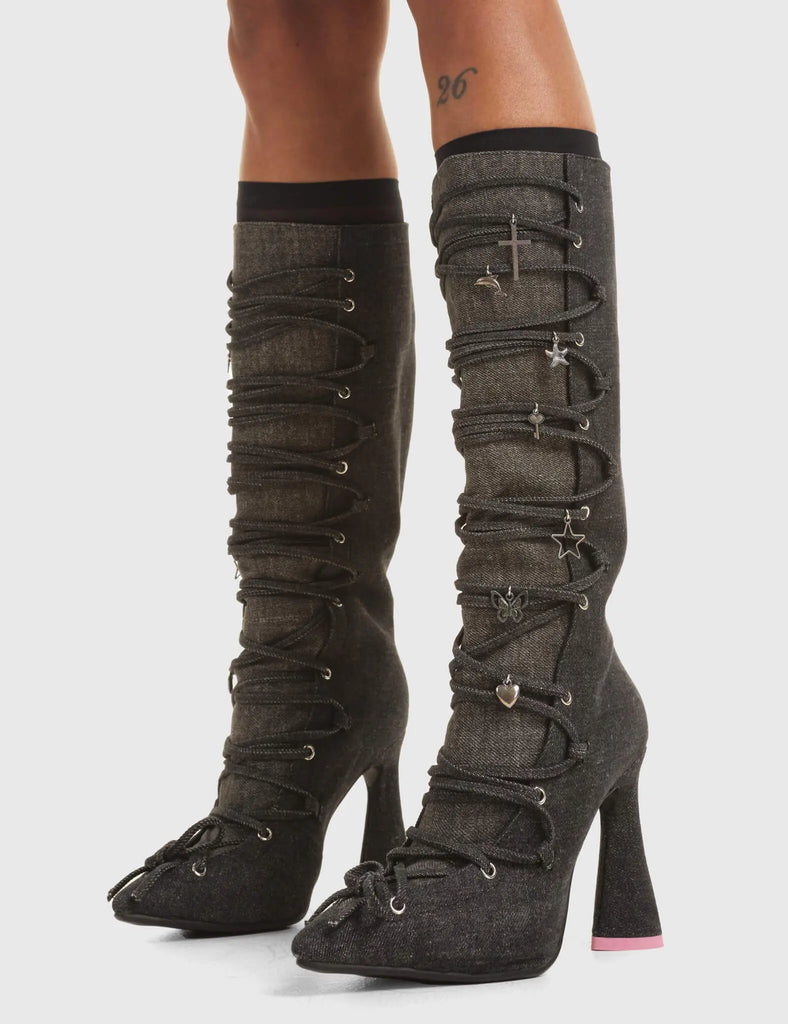 Healing Platform Knee High Boots LAMODA