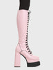 Hidden Agenda Creeper Platform Knee High Boots