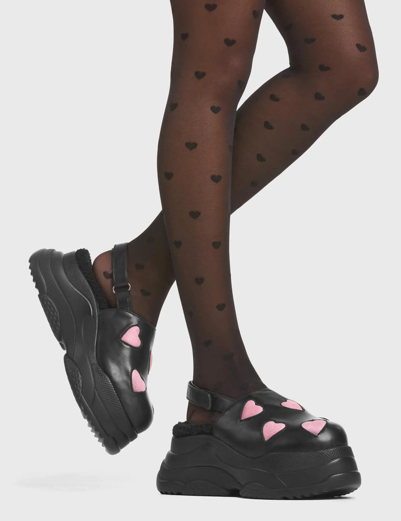 Hit A Nerve Chunky Platform Clogs LAMODA