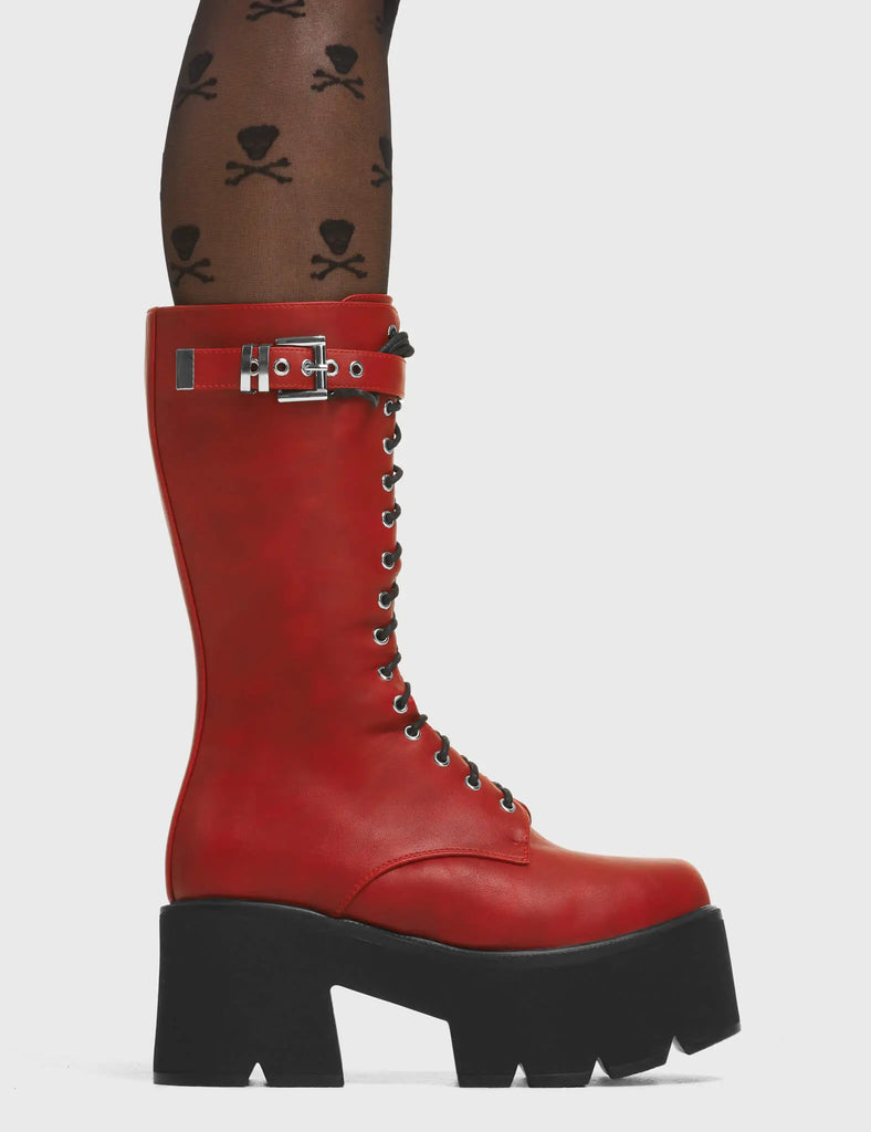 Iconic Chunky Platform Ankle Boots LAMODA