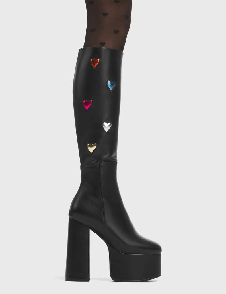 Intimate Platform Knee High Boots LAMODA