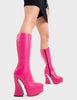 Sketchy Platform Calf Boots