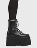 La Nuit Chunky Platform Ankle Boots