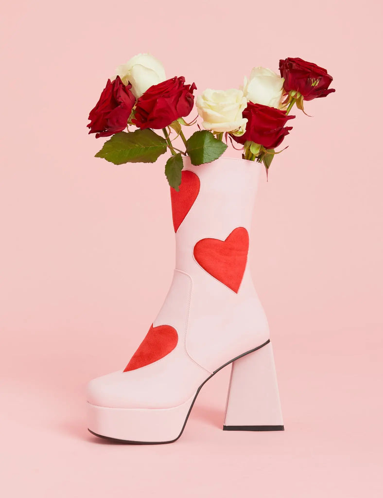 Letter To My Lover Platform Ankle Boots lamodawebsite