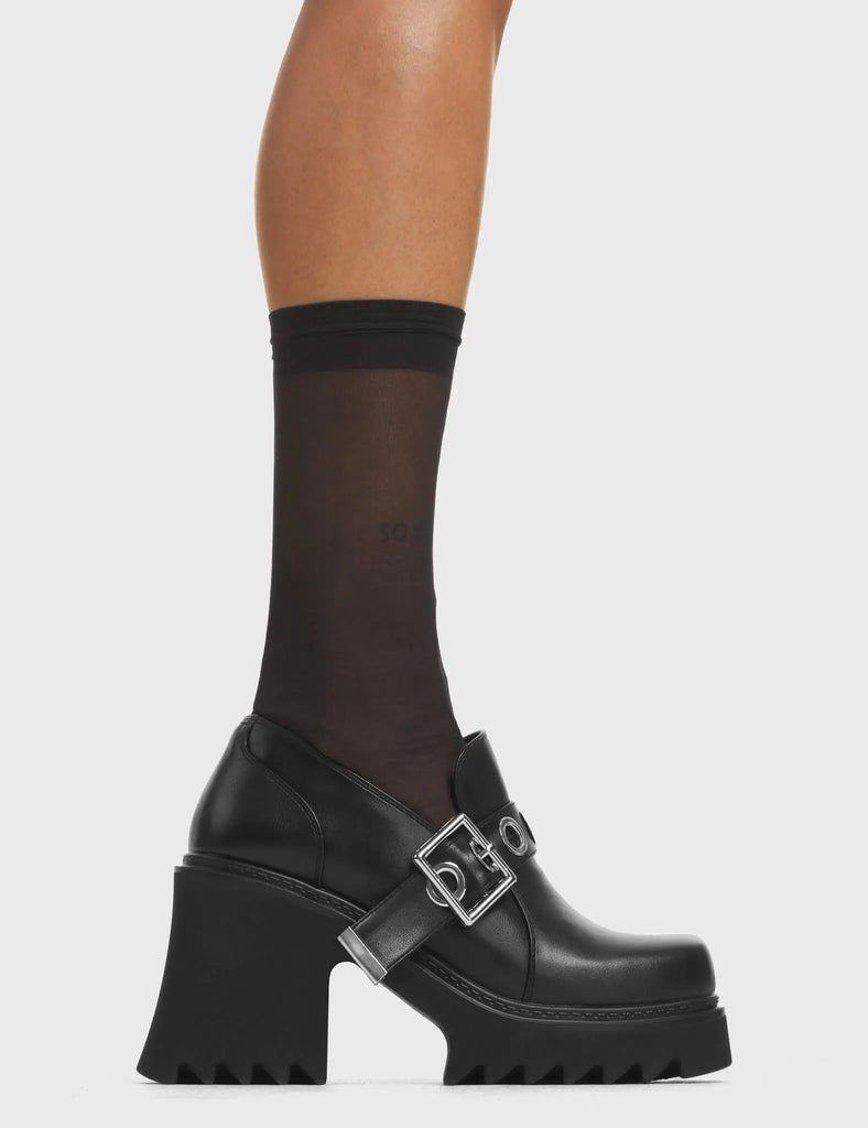 Little Lies Chunky Platform Shoes LAMODA