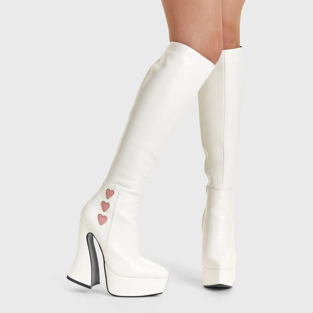 Love Potion Platform Knee High Boots lamodawebsite