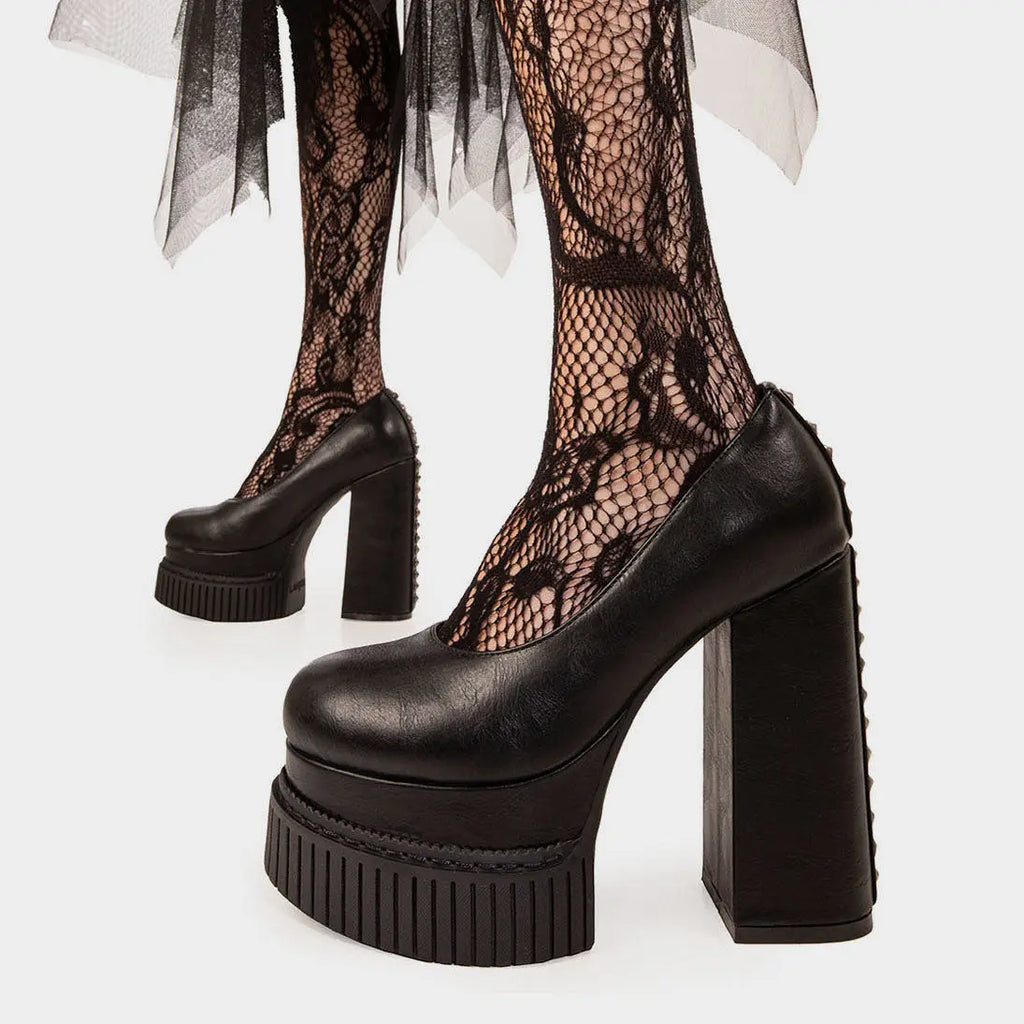 Lyrical Creeper Platform Heels LAMODA