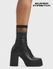 My Hero Super Stretch Platform Ankle Boots