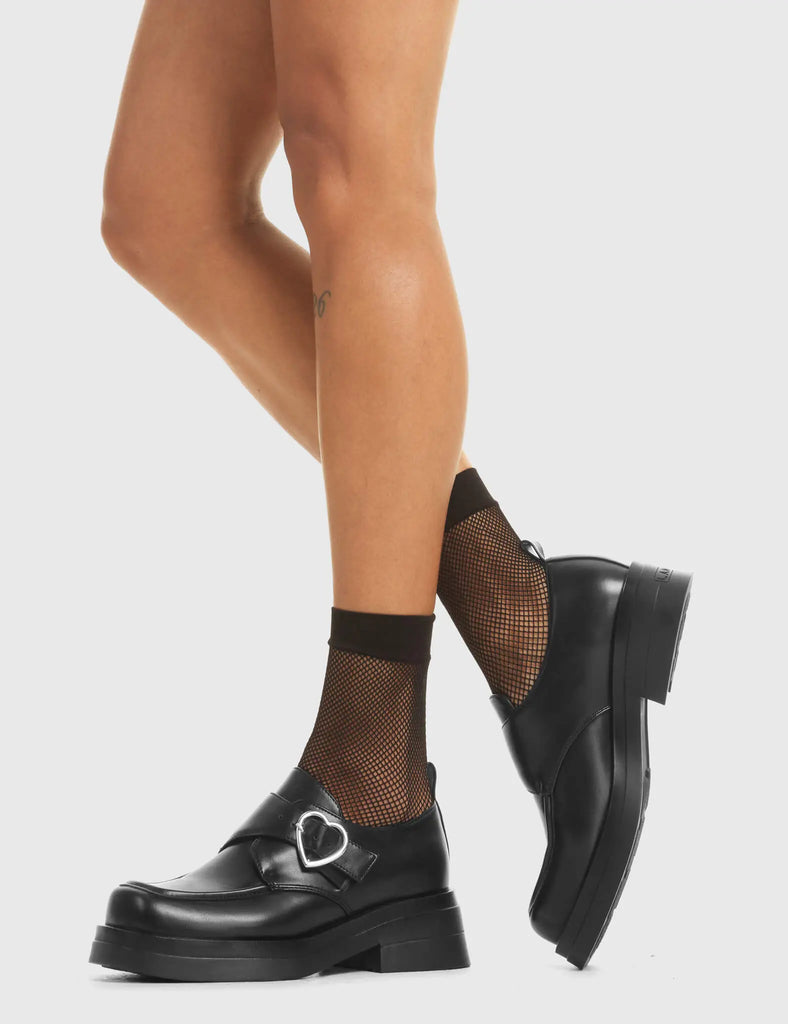 Make Me Platform Loafer Shoes LAMODA