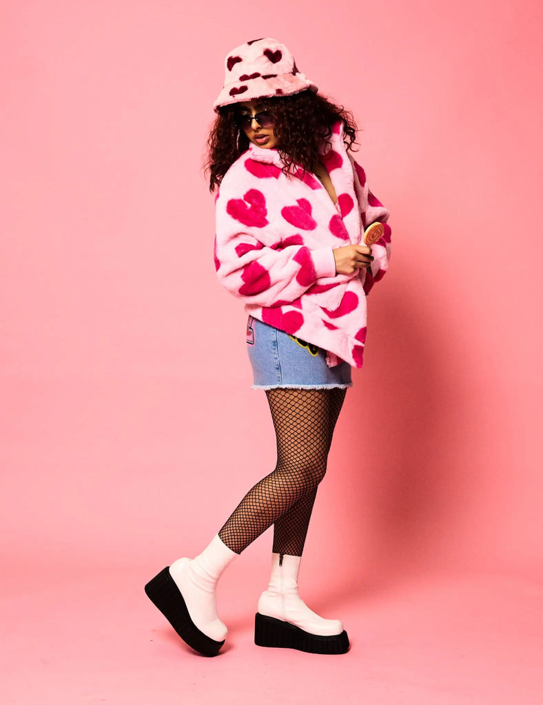 Muster Up Chunky Ankle Creeper Boots lamodawebsite