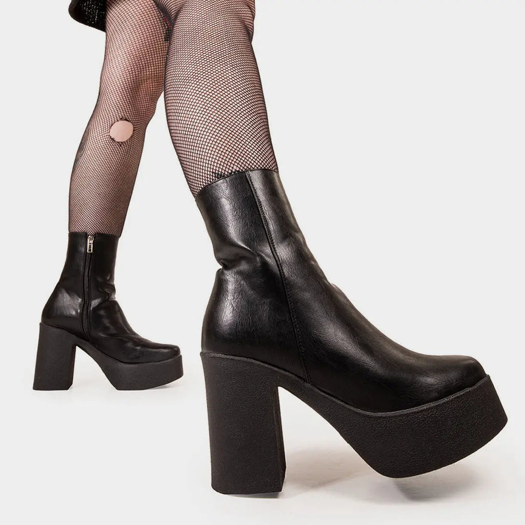 My Hero Platform Ankle Boots lamodawebsite