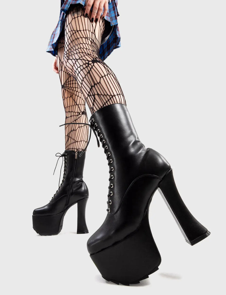 Need To Know Platform Ankle Boots LAMODA