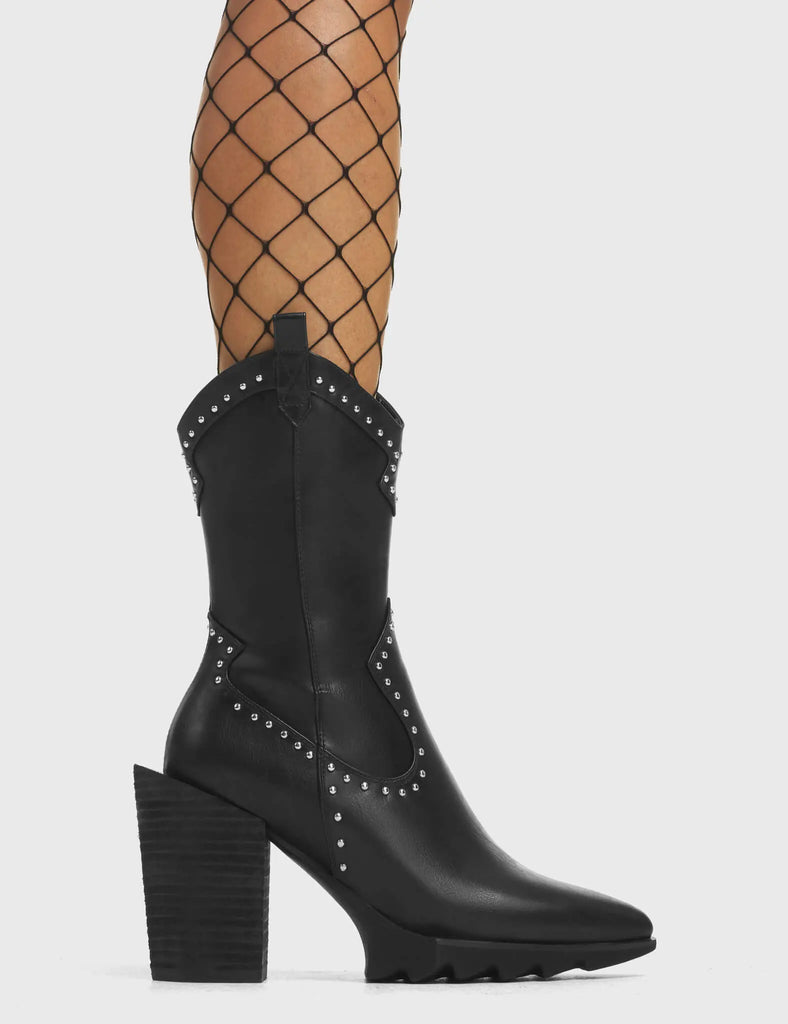 No Insecurities Western Ankle Boots LAMODA