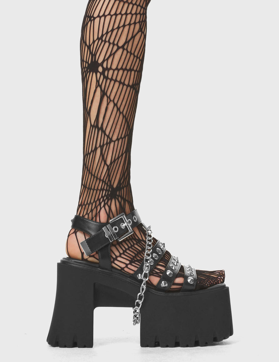 Pixie Chunky Platform Sandals - LAMODA