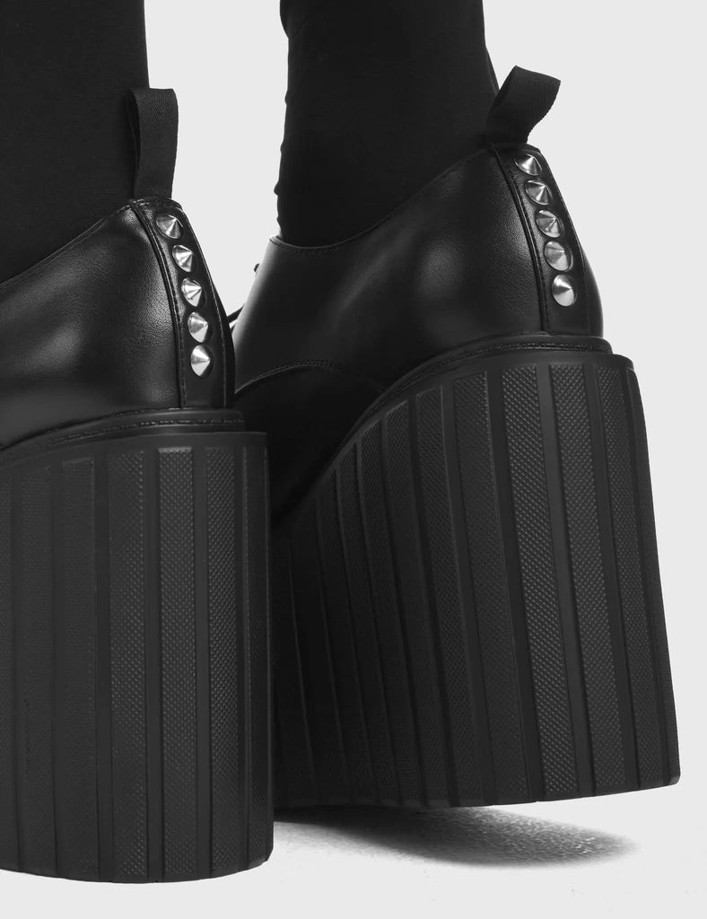 Quiet Down Chunky Platform Creeper Shoes LAMODA