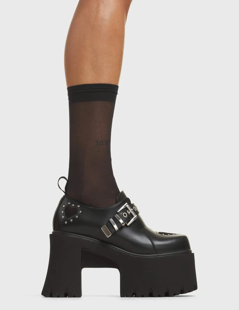Read You Chunky Platform Shoes LAMODA