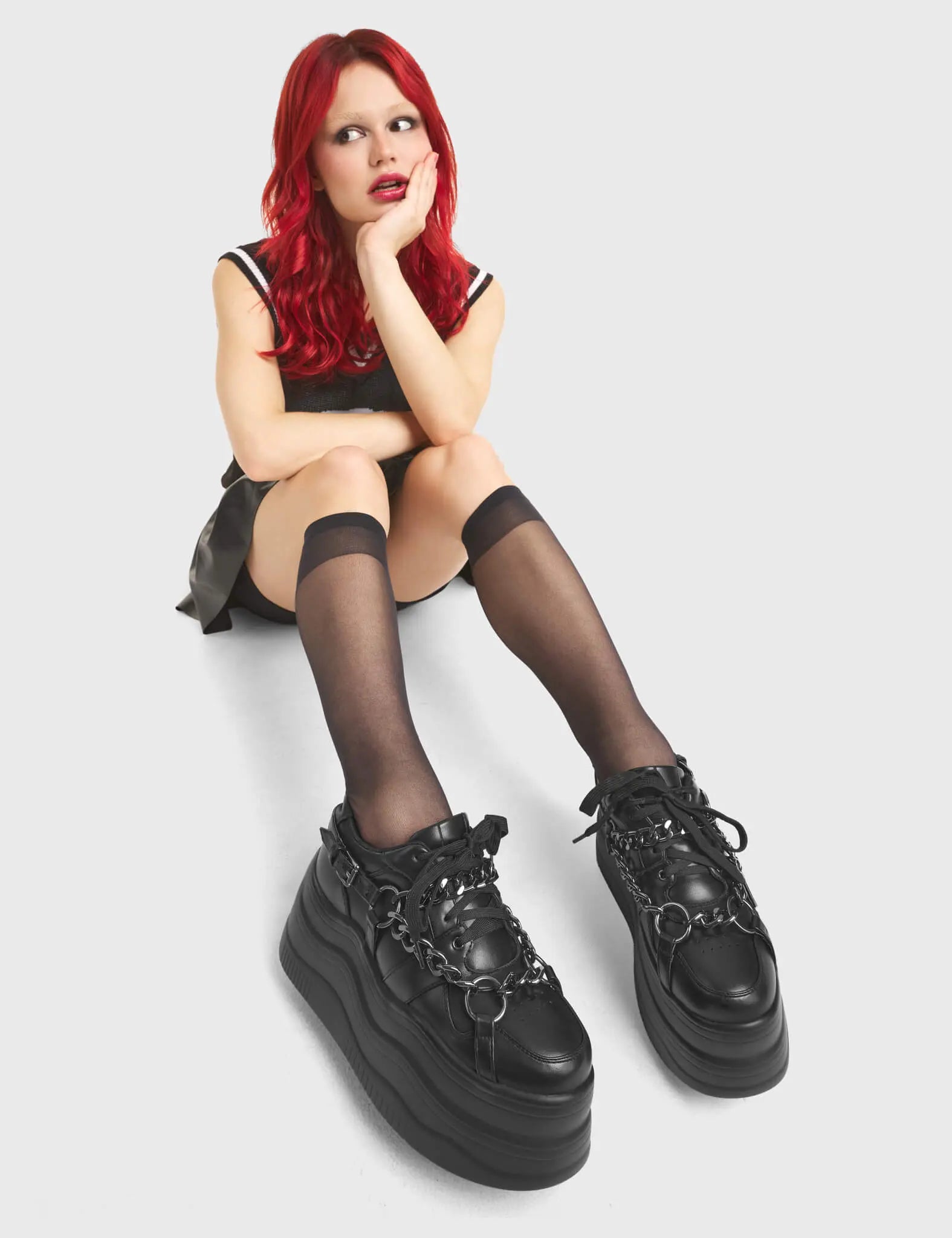 Rizz Chunky Platform Sneakers LAMODA - Main Image