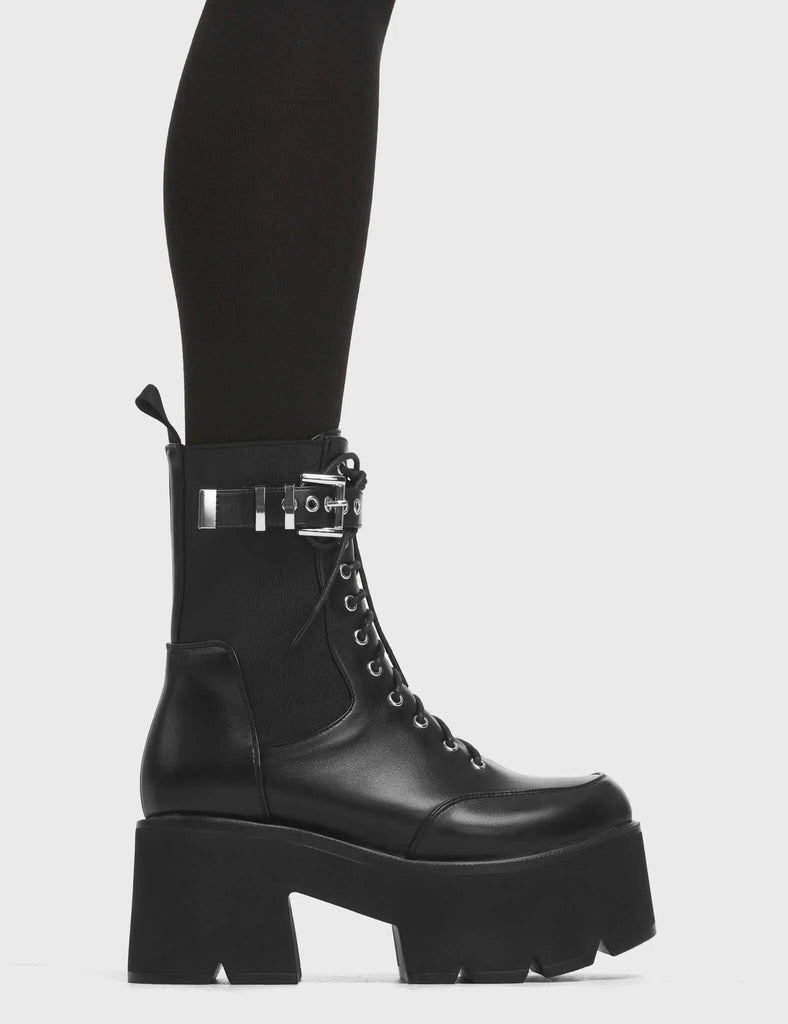 Rocket Chunky Platform Ankle Boots LAMODA