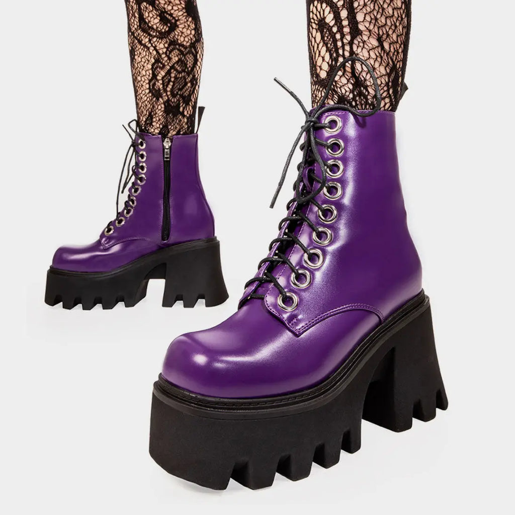 Run To You Chunky Platform Ankle Boots LAMODA