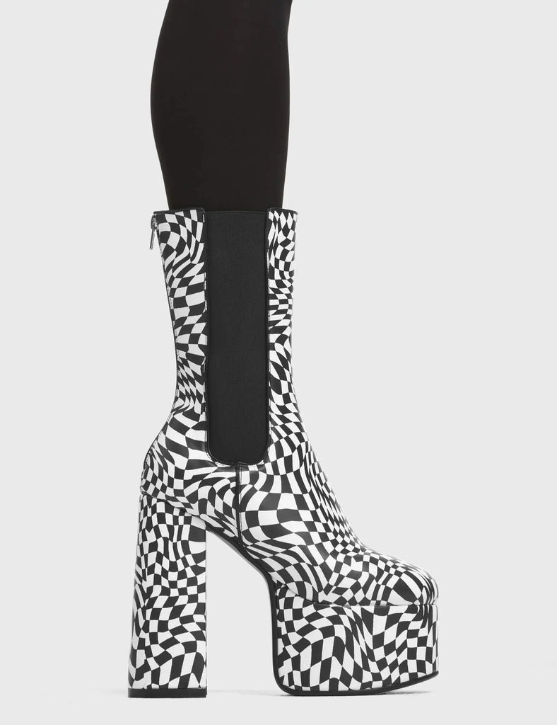 Scorpio Platform Ankle Boots LAMODA