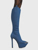 Seal My Fate Platform Knee High Boots