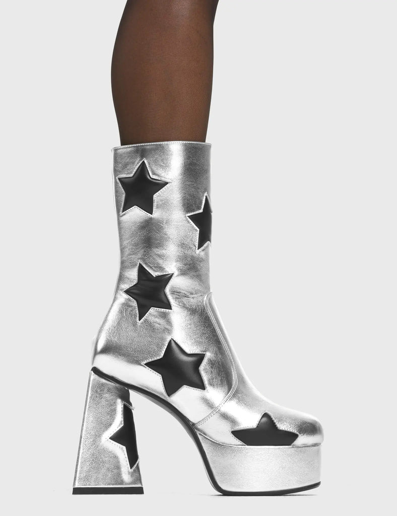 Seeking Stars Platform Ankle Boots LAMODA