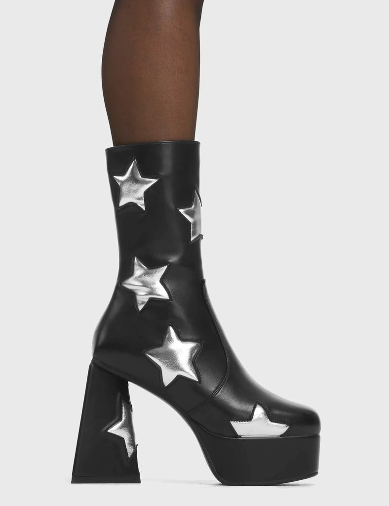 Seeking Stars Platform Ankle Boots lamodawebsite