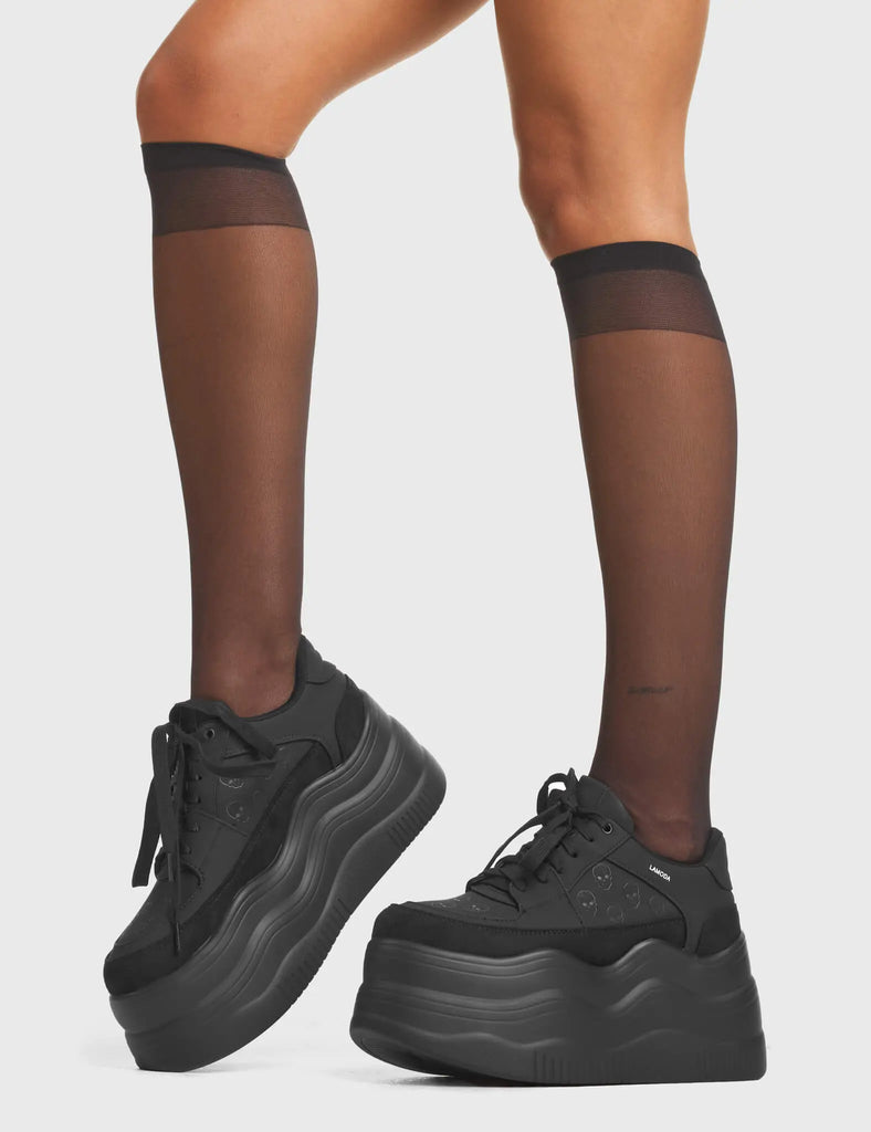 Spacey Chunky Platform Sneakers LAMODA