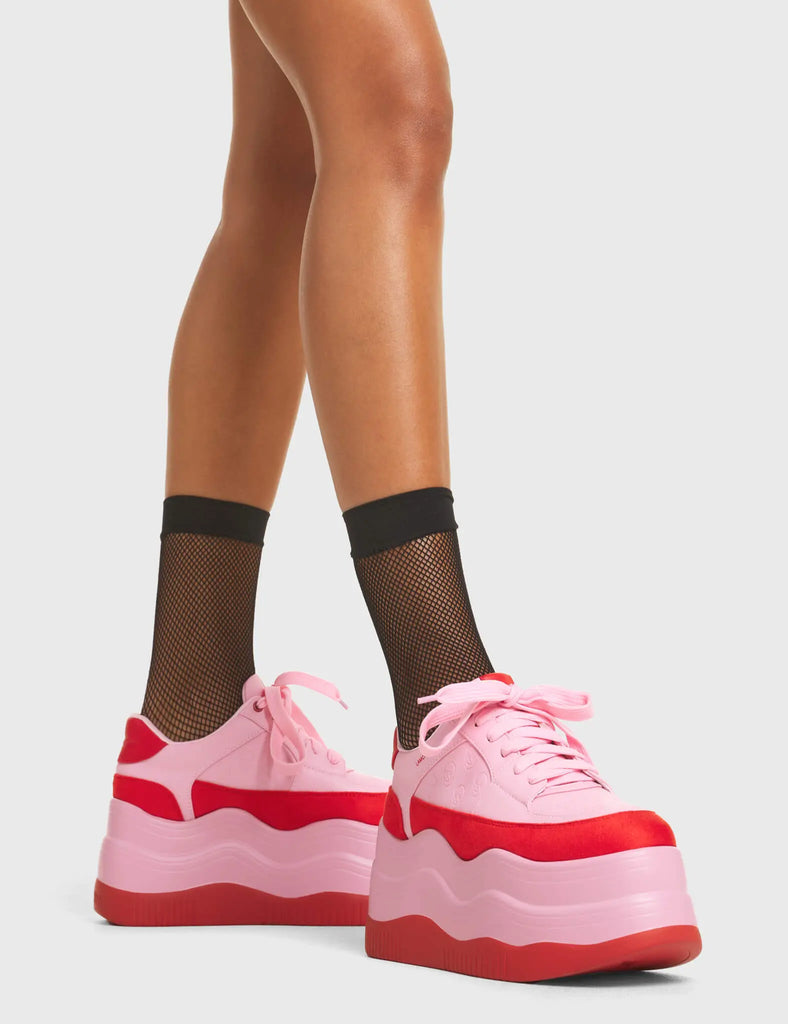 Spacey Chunky Platform Sneakers LAMODA