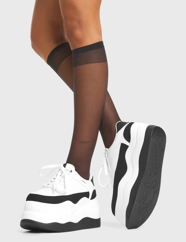 Spacey Chunky Platform Sneakers LAMODA