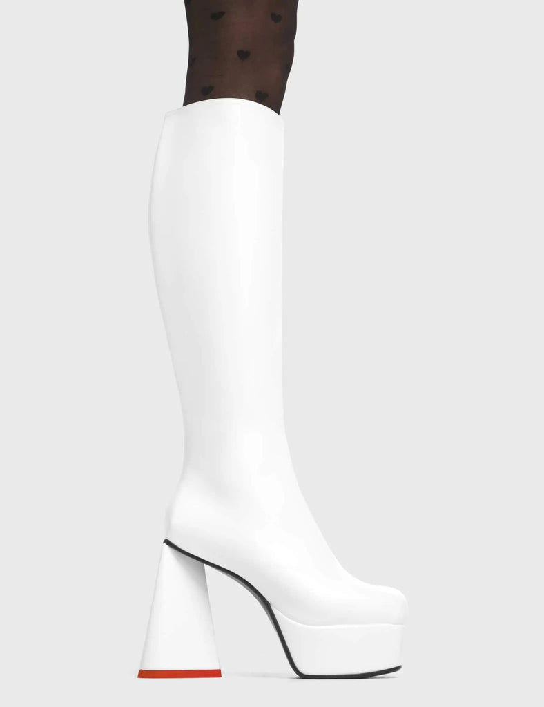 Sweet Talker Platform Knee High Boots lamodawebsite