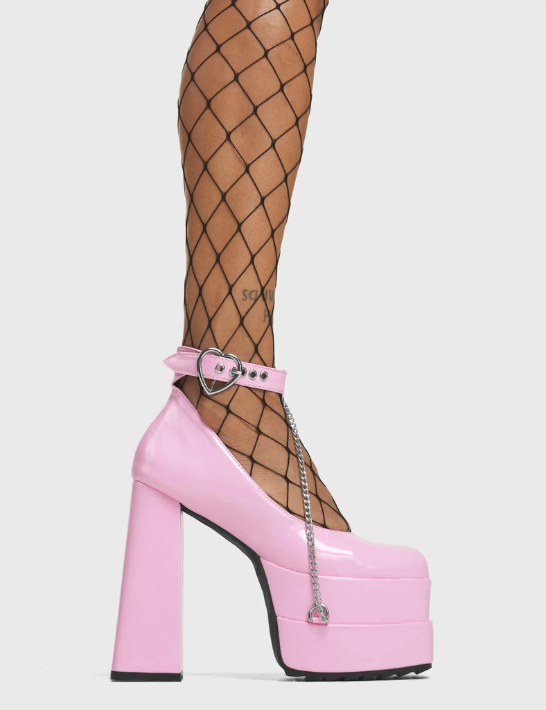 Sweetheart Platform Heels lamodawebsite